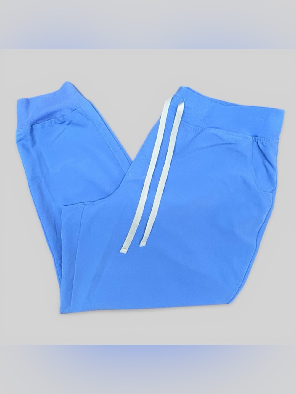 Figs Zamora Jogger Scrub Pants Ceil Blue Size XXL/P Petite